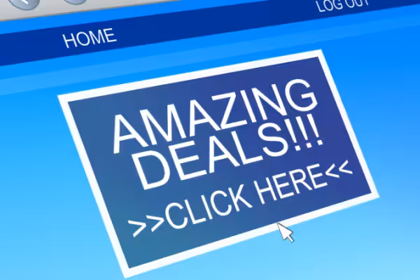 Amazing deals ad