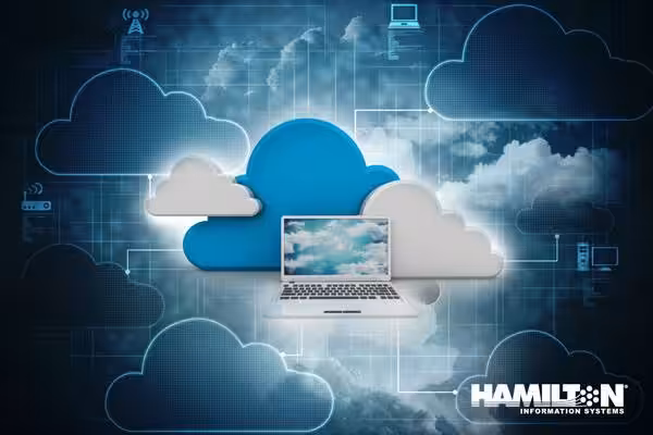 Image showing the IT cloud and laptop computer.