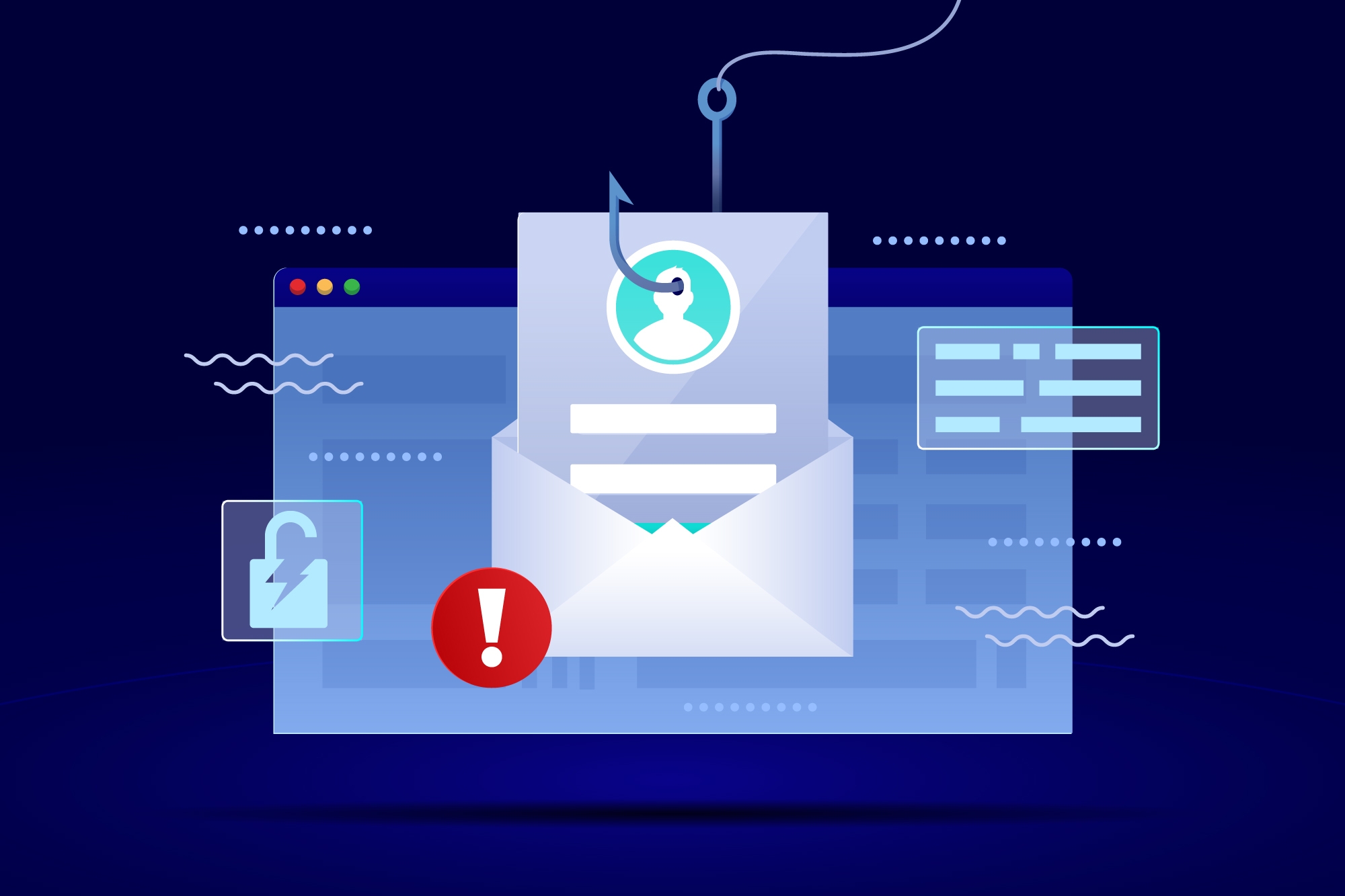 Phishing-Email Phishing. Hacking account. Hacker activity, data phishing, credit or debit card steal data. Network security. Internet phishing, hacked login and password. Cyber crime.