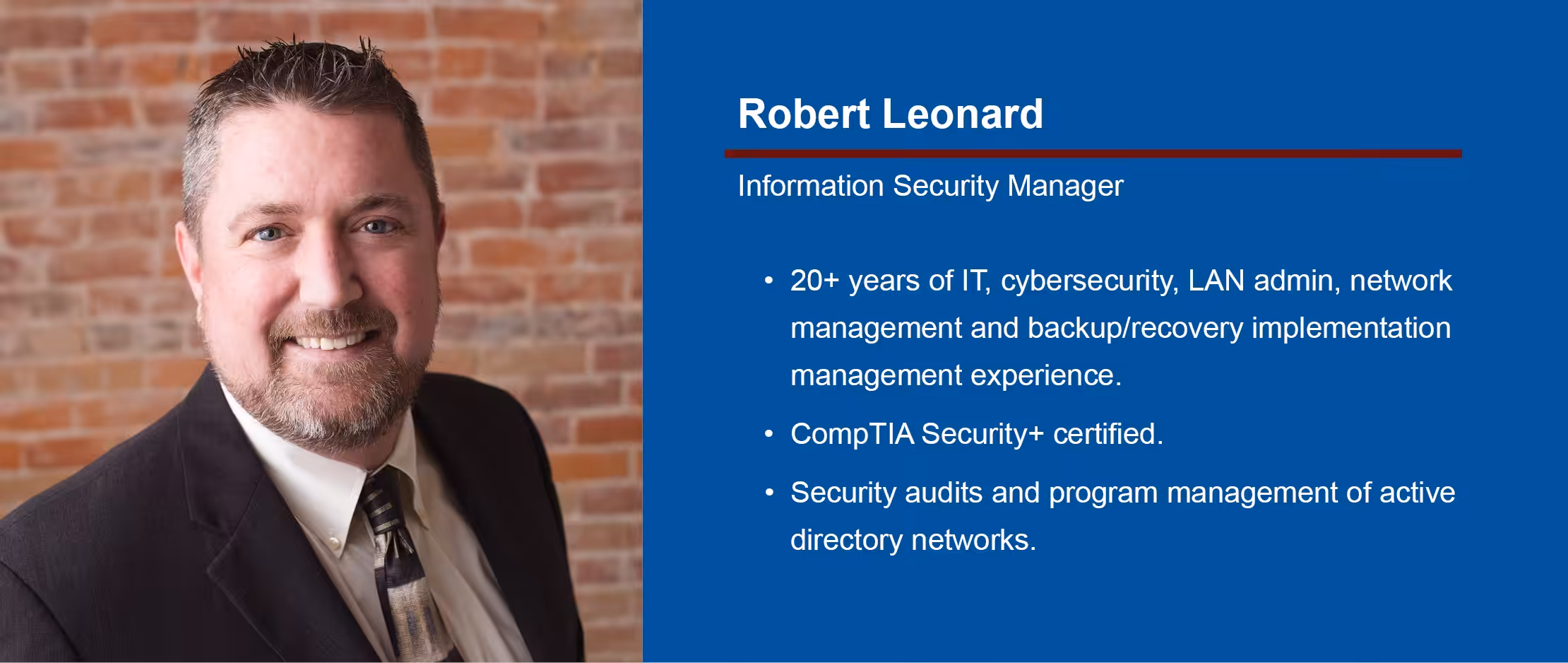 Robert Leonard Profile Robert Leonard Hamilton Telecommunications